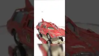 Captain Scarlet 103 SPC full restoration under 60 secs #diecastrestoration #dinky #beforeandafter