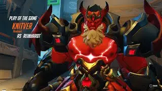 Overwatch 2 - Reinhardt Demon Lord First POTG