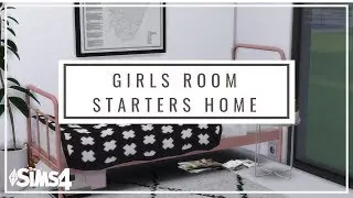 The Sims 4: Speed Build | GIRLS ROOM | Starters Home | +CC List.