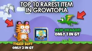 GROWTOPIA TOP 3 RARE ITEMS | #Growtopia #Shorts