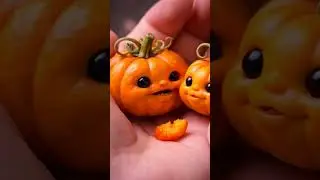 🎃 Cute Pumpkin Eating Pumpkin 😍 ASMR Macro Video #trending #funny ##shortvideos