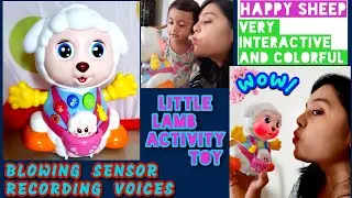HAPPY SHEEP BABY TOY|| ADORABLE LITTLE LAMB ACTIVITY TOY|| Best interactive toy for BABIES||