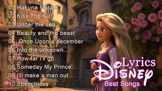 Best Disney Lyrics 💗 Disney 2023 Soundtrack Playlist 🌹 Video Lyrics