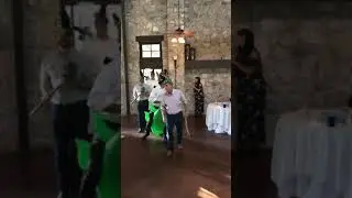 Bride surprised by Gators- Southeast Texas Gator Shuffle (Borel wedding 6-9-18)