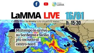 Meteo: Maltempo in arrivo su Sardegna e Sicilia, più asciutto al centro-nord