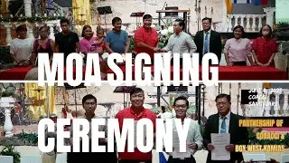 Christ of All Ages MOA Signing Ceremony with Bgy West Kamias QC 2025