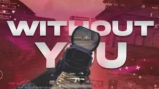 WITHOUT YOU💔 - BEST EDITED MONTAGE🌟 | BGMI | UzeeyFx