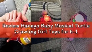 Review Hanayo Baby Musical Turtle Crawling Girl Toys for 6-18 Months，Infant Early Learning Education