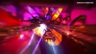 DISTANCE racing game [gameplay - transmogrify mode]