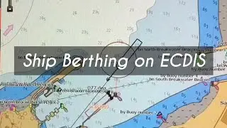 Ship berthing in ECDIS #ecdis #navylife #navigator #shorts