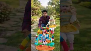 New baby soft bed 🛏️ and baby doll 🎎 unboxing 💯 #viralvideo