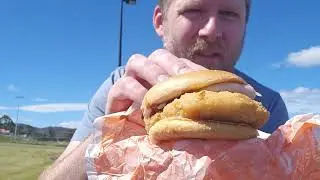 tropical jacks fried chicken burger from hungry jacks(burger king)