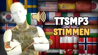 Alle Sprachen & Roboterstimmen der Seite TTSMP3
