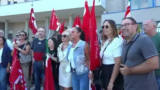 Chieti, sciopero dei lavoratori Auriga e Dussmann - 30/08/2025