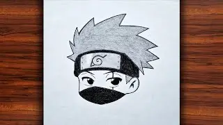 Chibi Kakashi Drawing Tutorial | Naruto Anime Character Drawing Step by Step 