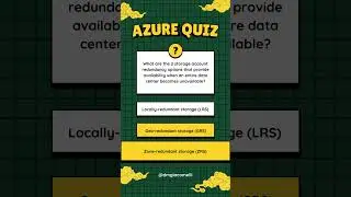 Azure Quiz 02 #shorts #azure