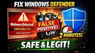 &ldquo;GWToolbox Flagged as Malware? FIX Windows Defender in 2 Minutes (Safe & Legit)&rdquo;