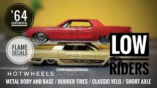 Closer Look! Gorgeous Casting Hot Wheels 64 Lincoln Continental Metal Base and Rubber Tires