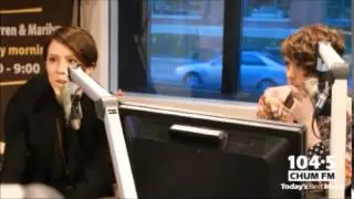 Tegan and Sara live at CHUM FM (Part 1)