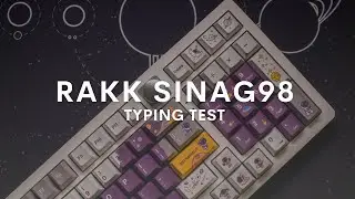 Rakk Sinag98 Sound Test (Akko CS Silver and CS Pink Switches)