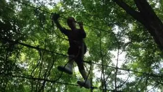 Day 2 Tree Tops High Ropes Adventure in Lyon France