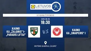 U17 vaikinų čempionatas: Kauno KA „Žalgiris“ I-„Paradis liftai“ – Kauno KA „Snaiperis“ I
