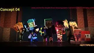 Minecraft Storymode First Blocks concept short animations