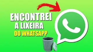 Lixeira secreta do whatsapp no celular!