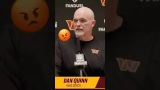 Dan Quinn FRUSTRATED with the defense. Will look at everything! #Washington #Commanders