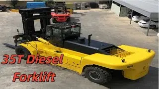 Heavy Container Forklift Truck 35ton Large Capacity Diesel Fork Lift Lifting Equipment CPCD350