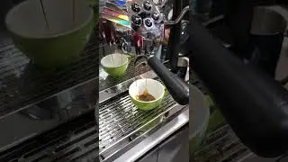 Challenge latte art with Victoria Arduino Eagle Tempo coffee machine at Food and Hotel Hanoi 2023