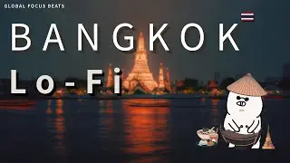 Minimal Lofi: Bangkok Night Rain | Deep Work & Study Music (2Hour+)
