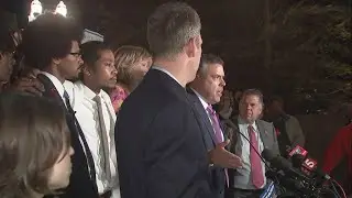 Rep. Jason Powell (D-Nashville) speaks following the expulsion of Rep. Justin Jones and Rep. Justin