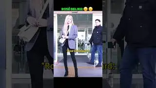 the difference between Ros&eacute;'s bodyguard and IU's bodyguard!!😅😅  #blackpink #ros&eacute;
