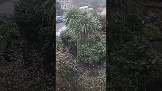 Snow in Redruth Cornwall England 5th January 2026