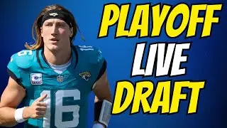 Playoff Fantasy Football Live Draft - Predictions + Best Bets