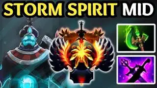 🔥 IMMORTAL STORM SPIRIT MID &mdash; UNSTOPPABLE MOBILITY BUILD | DOTA 2 🔥