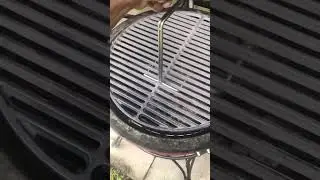 Stainless steel grate lifter. #grill #grilltime #bbq #grillaccessories