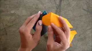 ¿Como hacer un tetraedro con origami modular?