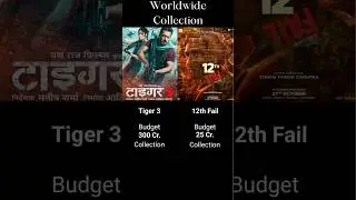 Tiger 3 (Day 4) vs 12th Fail (Day 20) Worldwide Box Office Collection