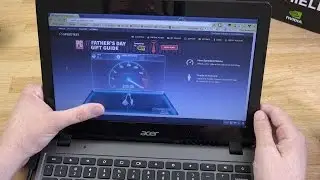 Acer C720-3404 11.6-Inch Chromebook (Intel Core i3, 4 GB) Granite Gray  Unboxing!
