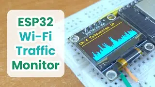 Wi-Fi Traffic Visualizer with ESP32 | Real-Time Packet Sniffer Using Promiscuous Mode
