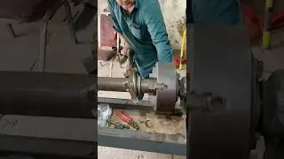 Skilled craftsman making heavy duty -vehicle spring by hand #shorts #diy
