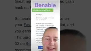 My 1st benable cash back!! So exciting! 🙌🙌🙌 #digitalpreneurlife #auspassiveincomemum #benable