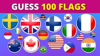Guess 100 Flags Of The World Challenge