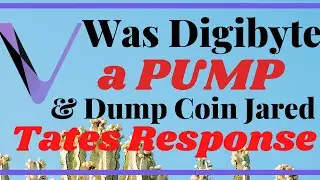 Was Digibyte a Pump & Dump Coin Jared Tates response