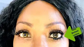 BOTTOM LASHES TUTORIAL|| L.A. COLOR LASHES || 3D AMAZON HBZGTLAD LASHES || BEAUTIEBYMARK