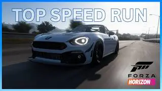 Forza Horizon 5 FASTEST Car 124 Spider TOP SPEED RUN