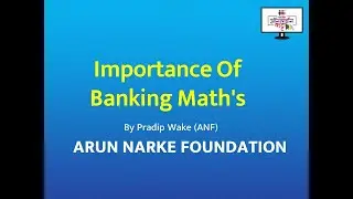 Importance of Banking Maths