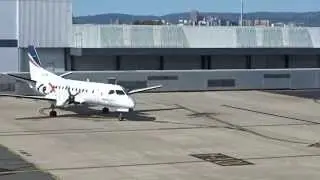 Rex Saab 340B VH-ZRN docking @ Gate 10